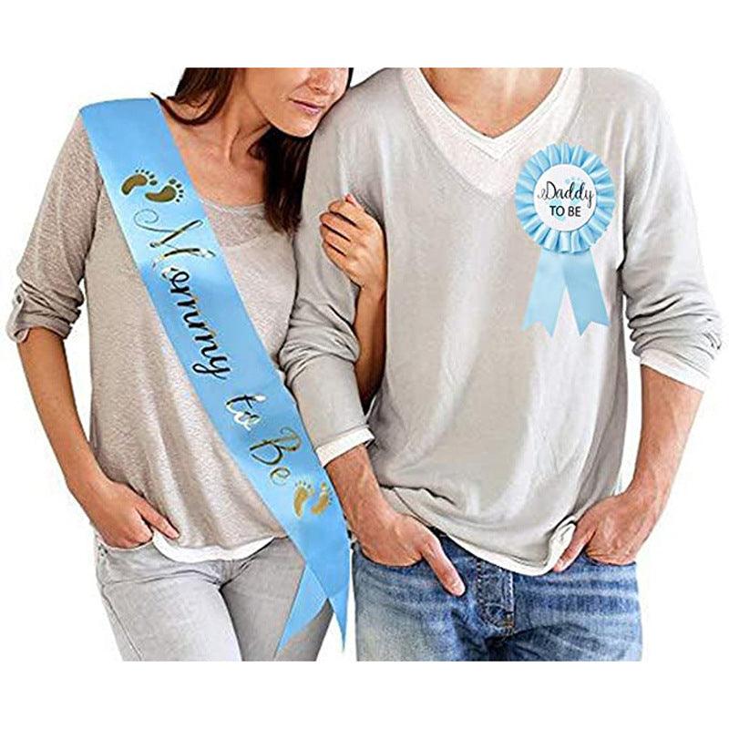 New baby welcome party shoulder strap badge - Amazitshop