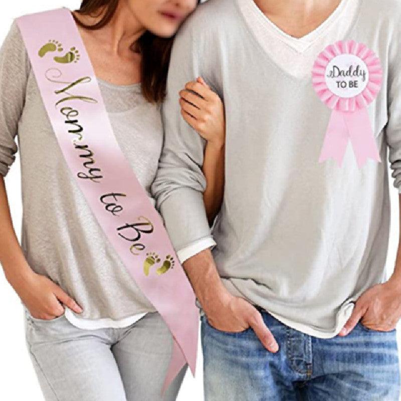 New baby welcome party shoulder strap badge - Amazitshop