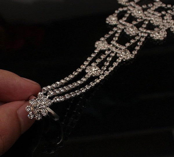 New Bridal Beach Rhinestone Anklet - Amazitshop