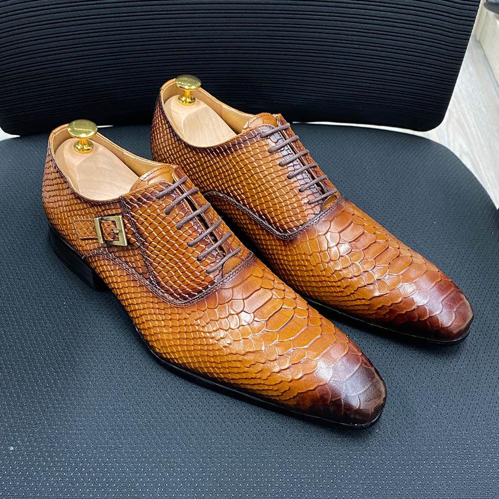 New Business Formal Leather Shoes For Men - Amazitshop