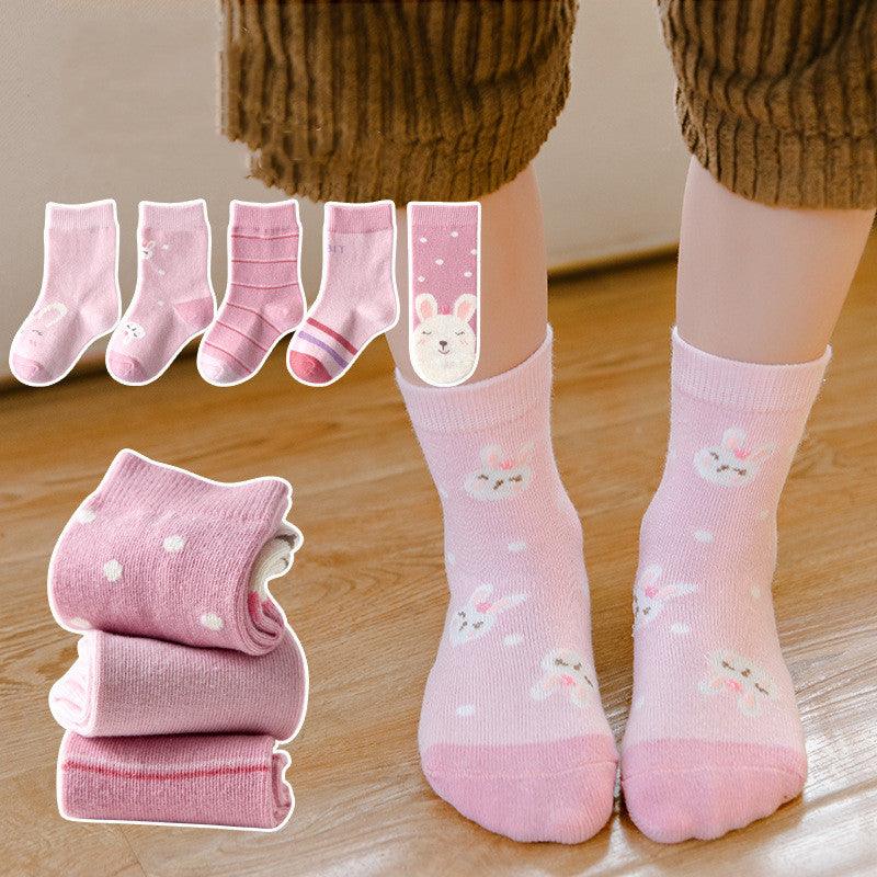 New Cartoon Rabbit Cute 1 - 12 Year Old Student Socks - Amazitshop