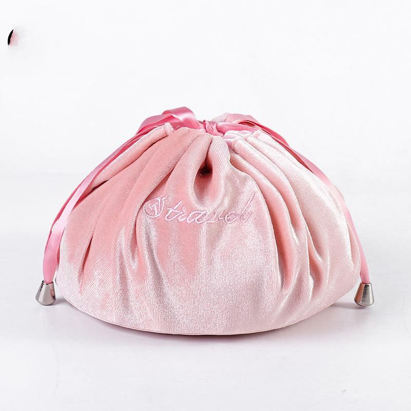 New Cartoon Rabbit Ears Velvet Cosmetic Bags Makeup Bag Happy Easter Party Self - Adhesive Gift Bag For Girls - Amazitshop