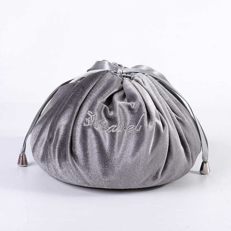 New Cartoon Rabbit Ears Velvet Cosmetic Bags Makeup Bag Happy Easter Party Self - Adhesive Gift Bag For Girls - Amazitshop