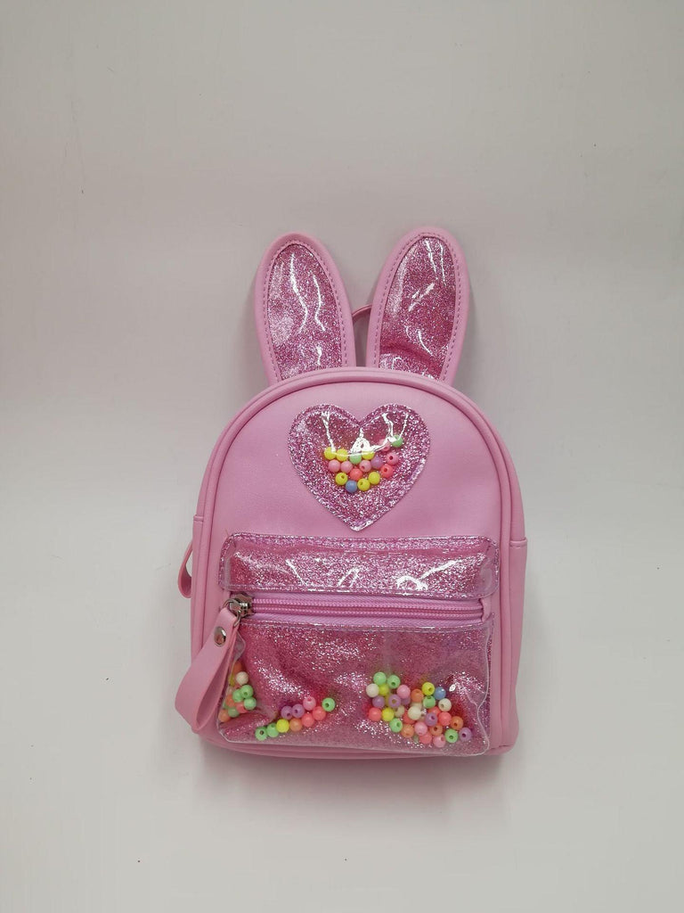 New Children's Backpack Fashion Sequins Cute Rabbit Mini Backpack Leisure Outing Kindergarten Schoolbag Female Spot - Amazitshop