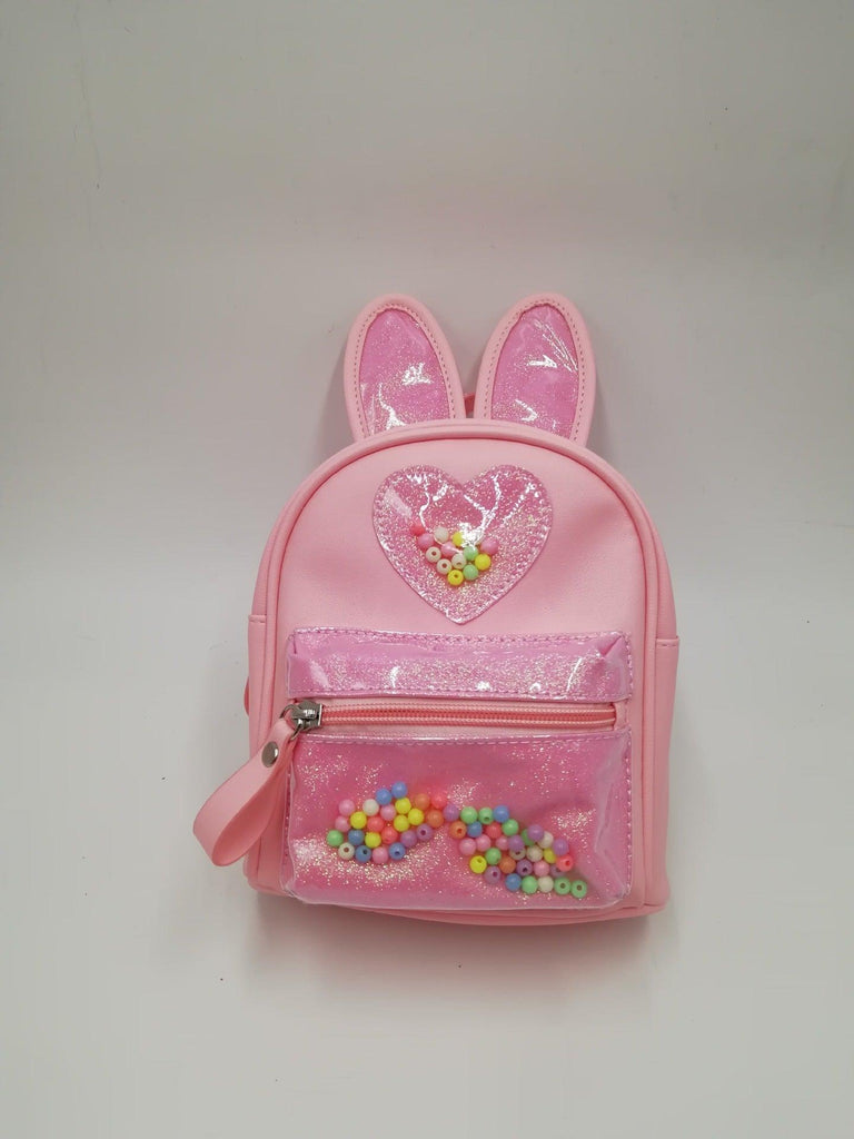 New Children's Backpack Fashion Sequins Cute Rabbit Mini Backpack Leisure Outing Kindergarten Schoolbag Female Spot - Amazitshop