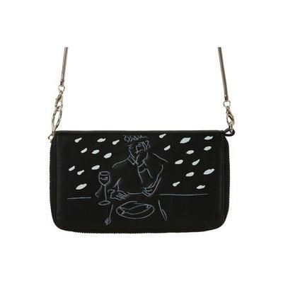 new creative PU leather women crossbody long wallets fashion bags in LINES series - Amazitshop