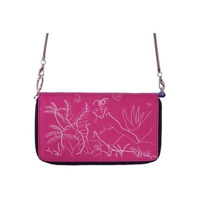 new creative PU leather women crossbody long wallets fashion bags in LINES series - Amazitshop