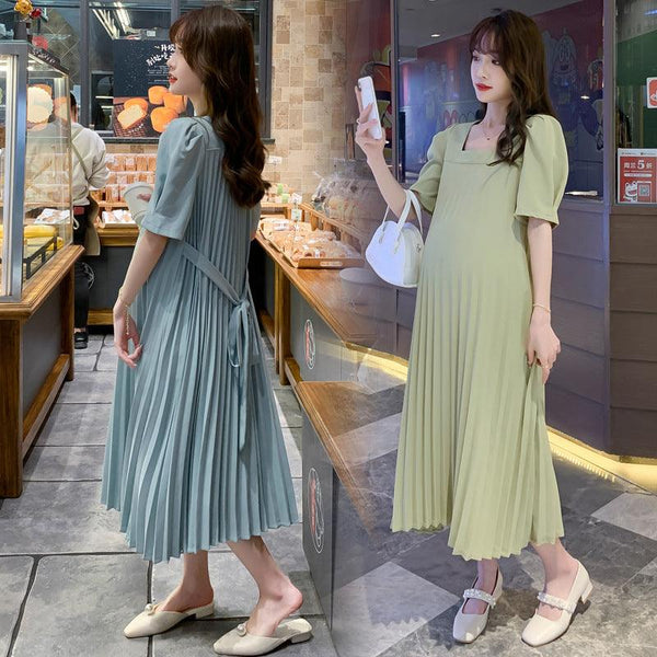 New Design Fashion Pleated Maternity Skirt - Amazitshop