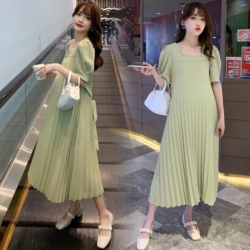 New Design Fashion Pleated Maternity Skirt - Amazitshop