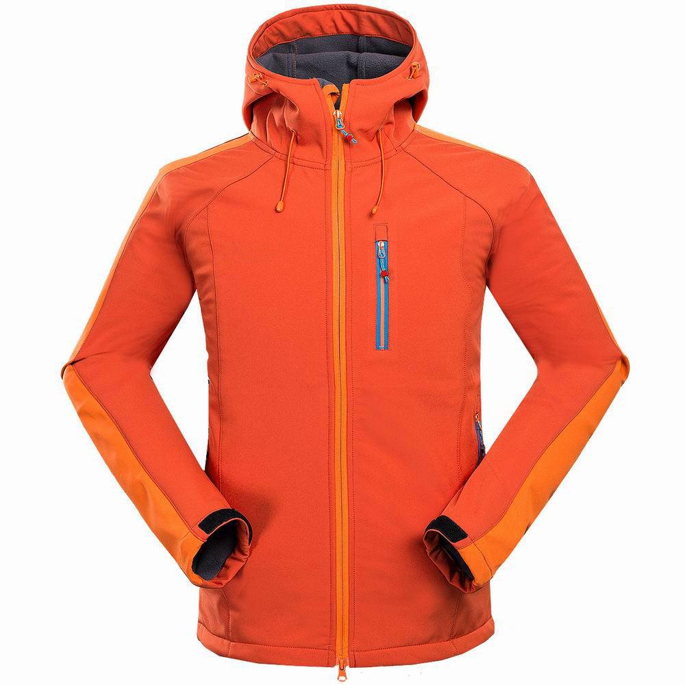 New foreign trade men outdoor mountaineering camping leisure sports clothing anti wind compound jacket soft shell jacket - Amazitshop