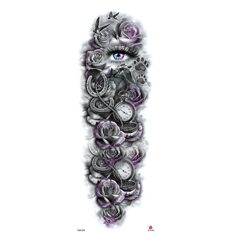 New Full Arm Tattoo Applicator With Tattoo Applique Arm Waterproof Tattoo And Half Arm Tattoo - Amazitshop