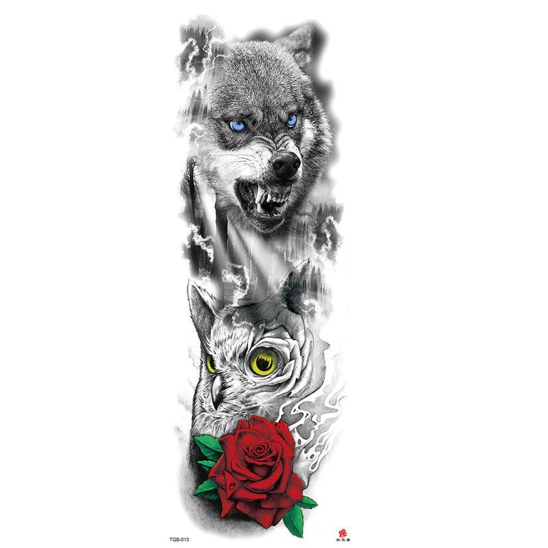 New Full Arm Tattoo Applicator With Tattoo Applique Arm Waterproof Tattoo And Half Arm Tattoo - Amazitshop