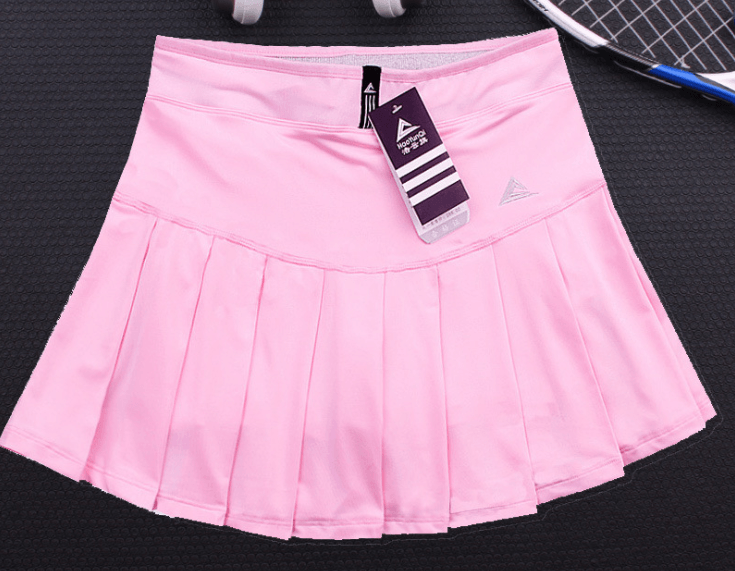 New Girls Tennis Skirts with Safety Shorts , Quick Dry Women Badminton Skirt - Amazitshop