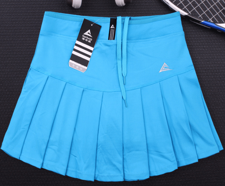 New Girls Tennis Skirts with Safety Shorts , Quick Dry Women Badminton Skirt - Amazitshop