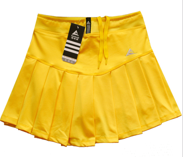 New Girls Tennis Skirts with Safety Shorts , Quick Dry Women Badminton Skirt - Amazitshop
