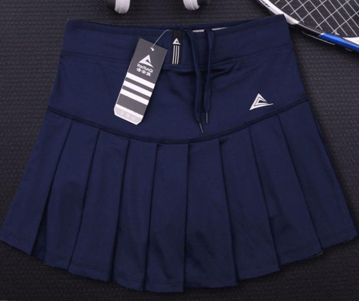 New Girls Tennis Skirts with Safety Shorts , Quick Dry Women Badminton Skirt - Amazitshop