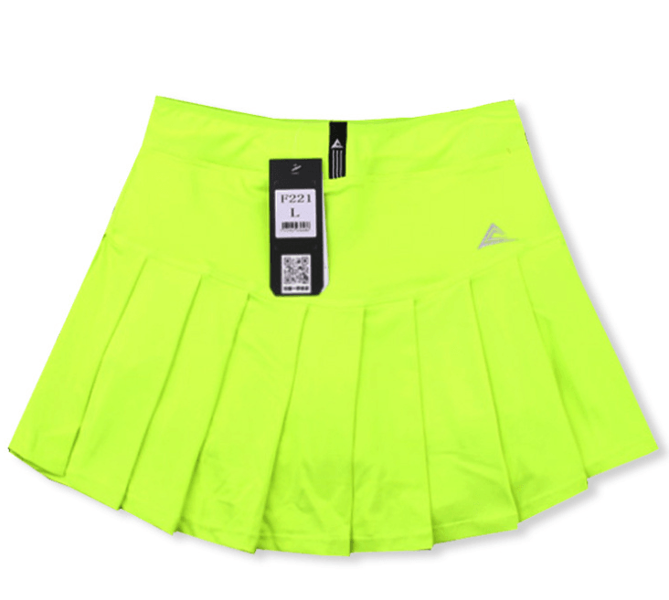 New Girls Tennis Skirts with Safety Shorts , Quick Dry Women Badminton Skirt - Amazitshop