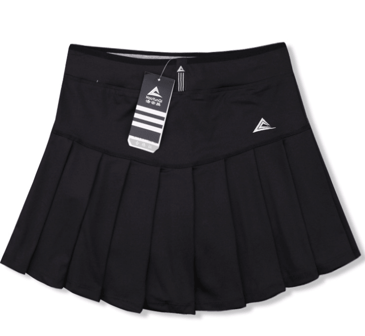 New Girls Tennis Skirts with Safety Shorts , Quick Dry Women Badminton Skirt - Amazitshop