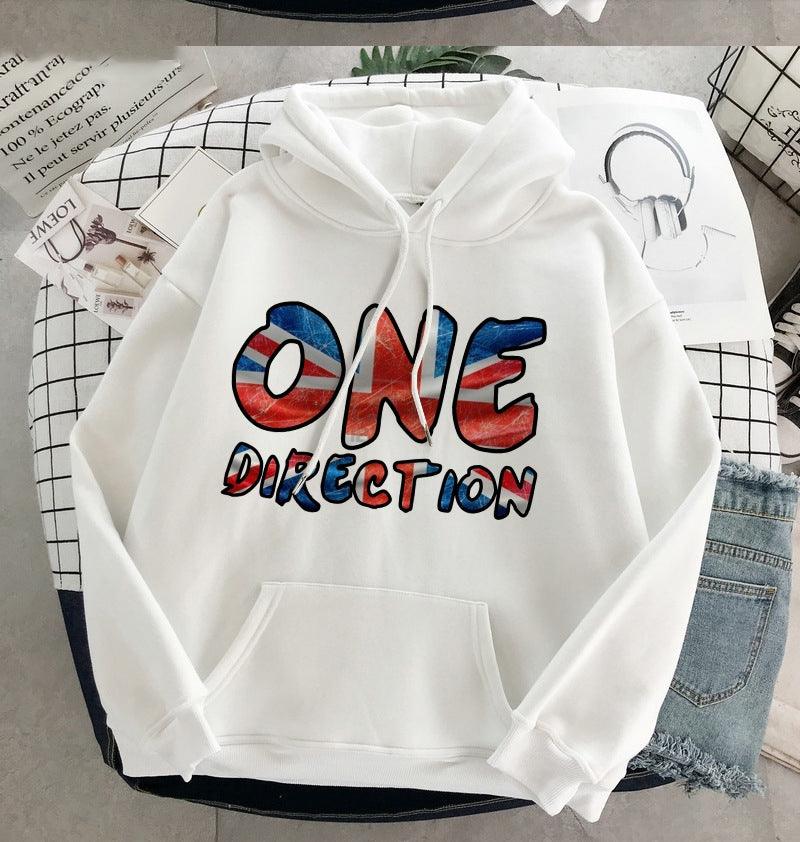 New Harry Styles Graphic One Direction Merch Harajuku Aesthetic Pullover Hoodie Sweatshirt Clothes Fall 1d Streetwear Women - Amazitshop