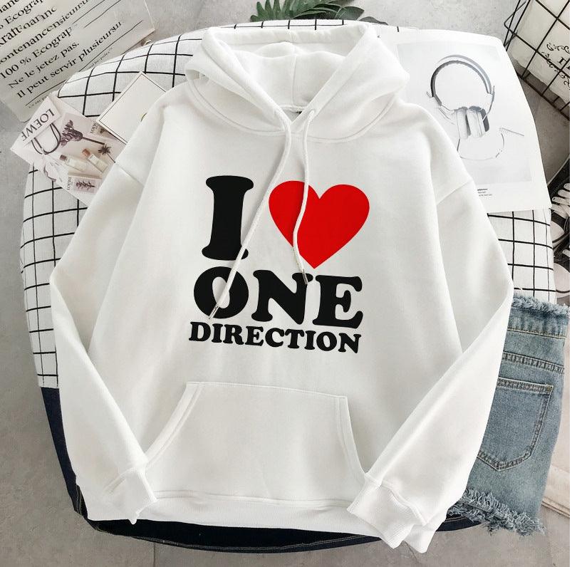 New Harry Styles Graphic One Direction Merch Harajuku Aesthetic Pullover Hoodie Sweatshirt Clothes Fall 1d Streetwear Women - Amazitshop