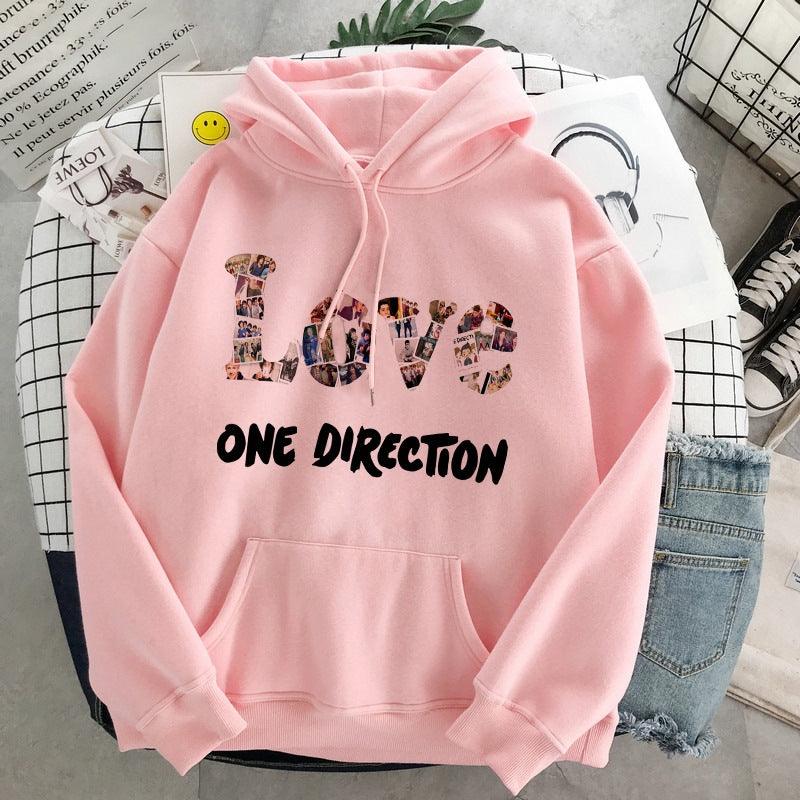 New Harry Styles Graphic One Direction Merch Harajuku Aesthetic Pullover Hoodie Sweatshirt Clothes Fall 1d Streetwear Women - Amazitshop