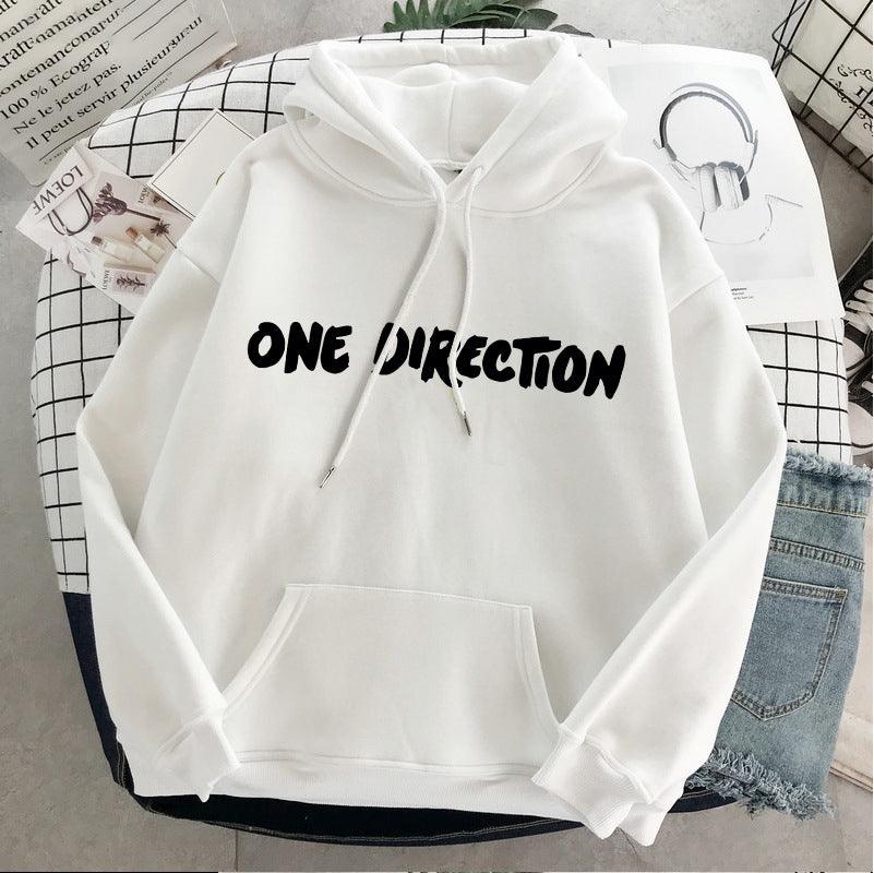 New Harry Styles Graphic One Direction Merch Harajuku Aesthetic Pullover Hoodie Sweatshirt Clothes Fall 1d Streetwear Women - Amazitshop