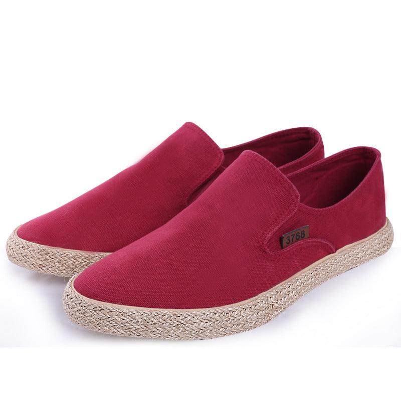 New Hemp Rope Canvas Shoes Straw Shoes Men - Amazitshop