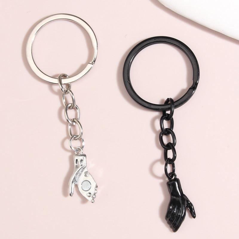 New Magnetic Love Couple Girlfriend Keychain Accessory - Amazitshop