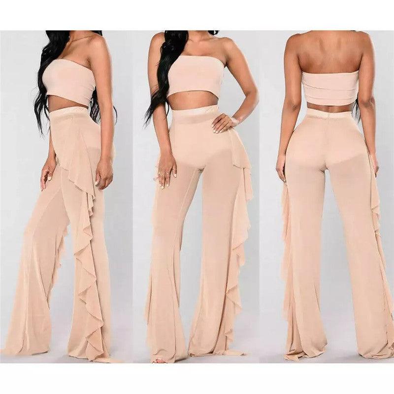New Mesh Folds See - through Beach Pants Swimwear Pants - Amazitshop