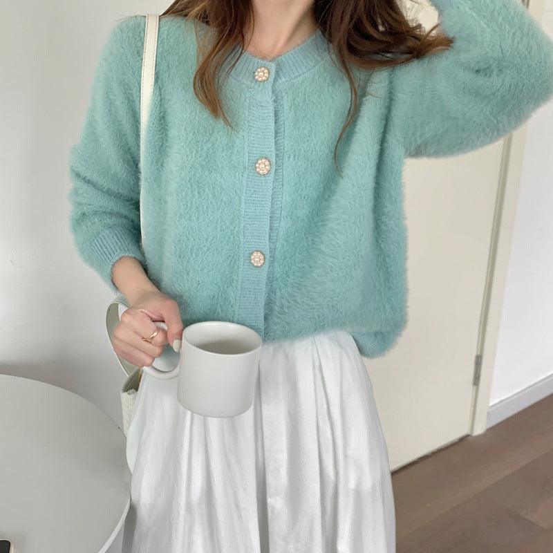 New Mink Velvet Raccoon Velvet Cream Peach - Amazitshop