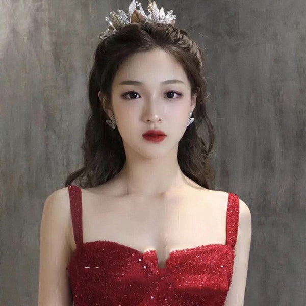 New Sequin Sling High - grade Princess Engagement Dress For Women - Amazitshop