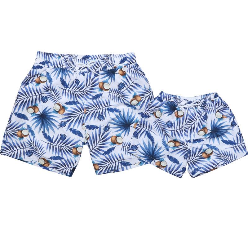 New Style Parent Child Swimwear Quick Drying Beach Pants - Amazitshop