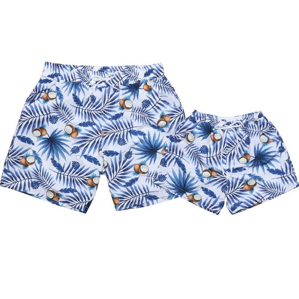 New Style Parent Child Swimwear Quick Drying Beach Pants - Amazitshop