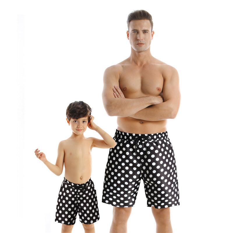 New Style Parent Child Swimwear Quick Drying Beach Pants - Amazitshop