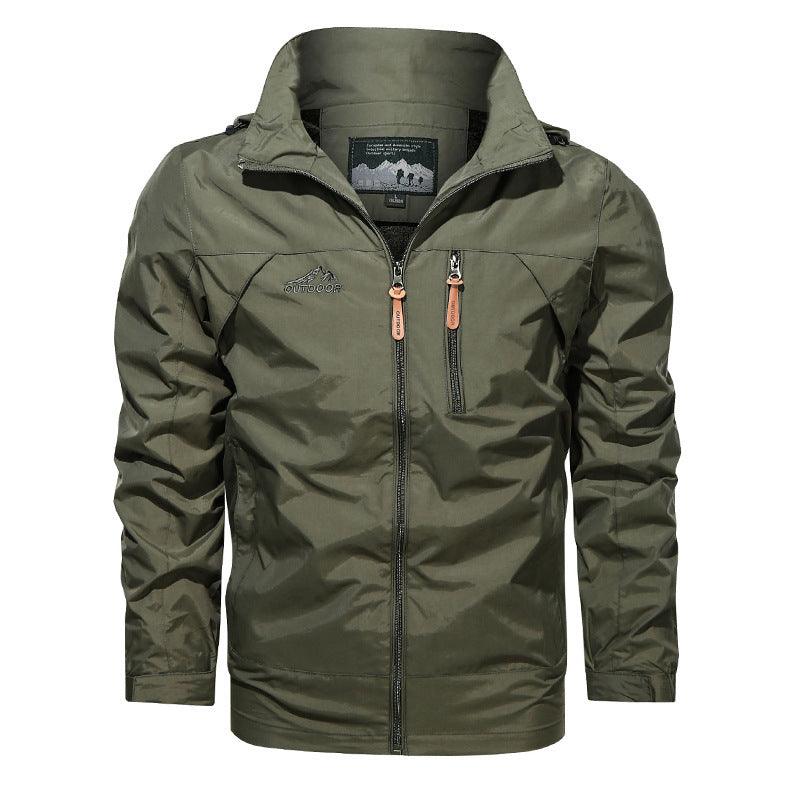 New Style Plus Size Jacket Men's Outdoor Hooded Jackets Men's Jackets - Amazitshop