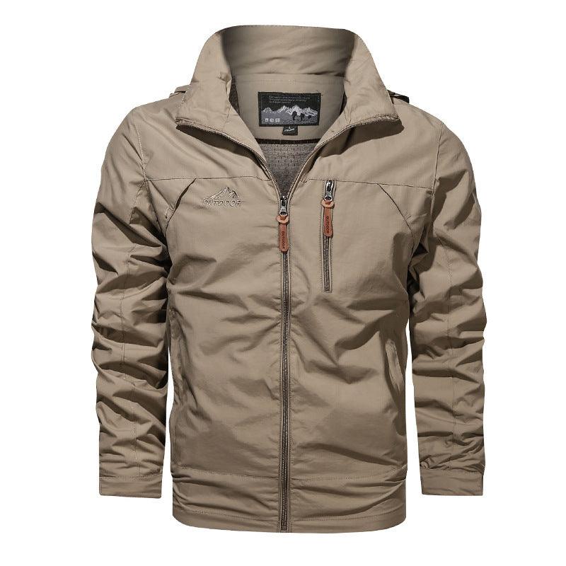 New Style Plus Size Jacket Men's Outdoor Hooded Jackets Men's Jackets - Amazitshop