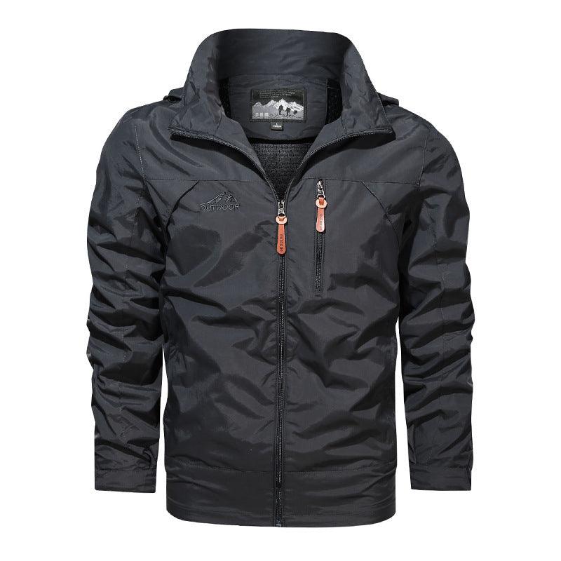 New Style Plus Size Jacket Men's Outdoor Hooded Jackets Men's Jackets - Amazitshop