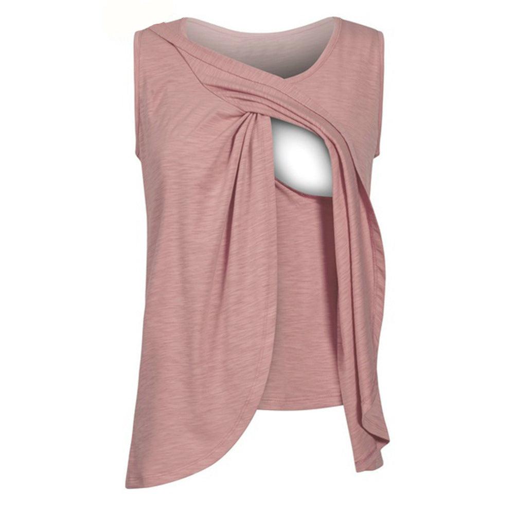 New Summer Big Code Shirts For Breastfeeding Mother - Amazitshop