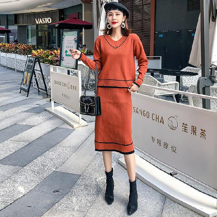 New Two - piece dress - Amazitshop