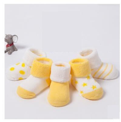 New winter cotton socks baby socks thick cotton socks and Terry relent children baby socks - Amazitshop