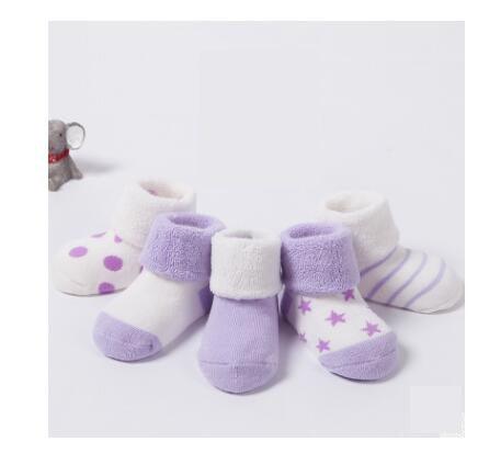 New winter cotton socks baby socks thick cotton socks and Terry relent children baby socks - Amazitshop
