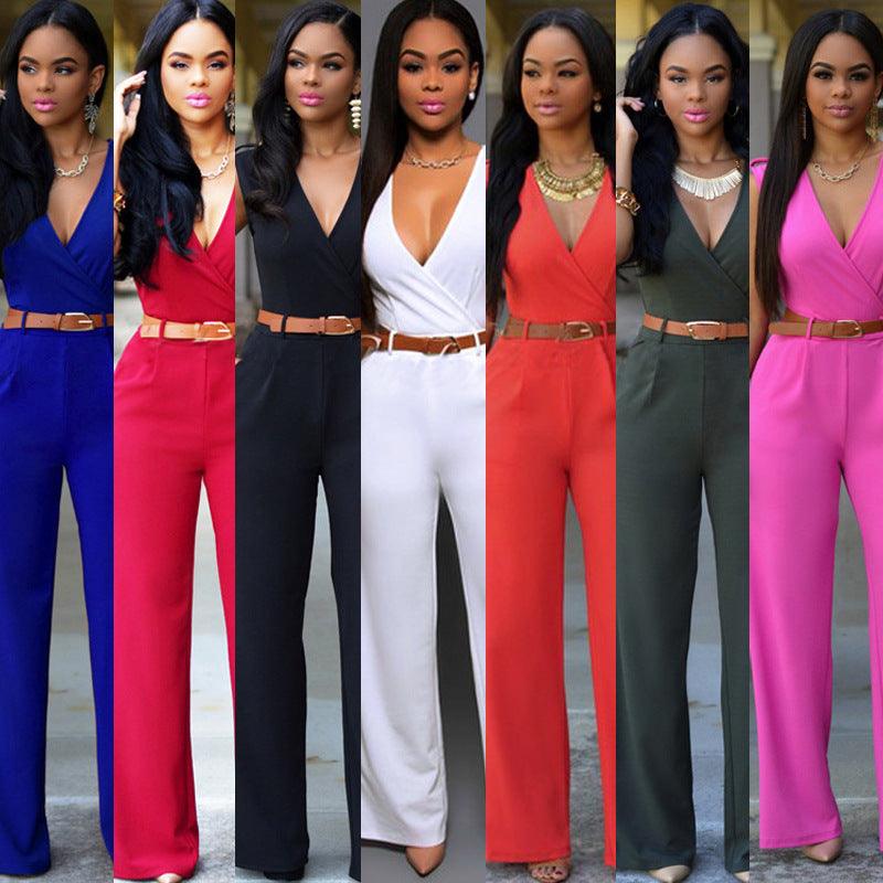 New Women Fashion Jumpsuits Siamese Pants - Amazitshop