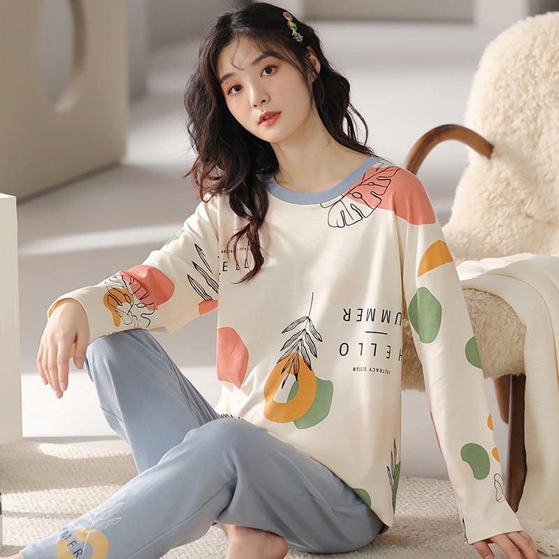 New Women's Pajamas In Autumn And Winter - Amazitshop