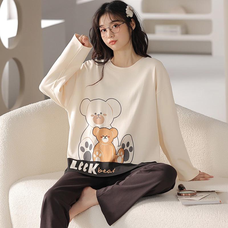 New Women's Pajamas In Autumn And Winter - Amazitshop