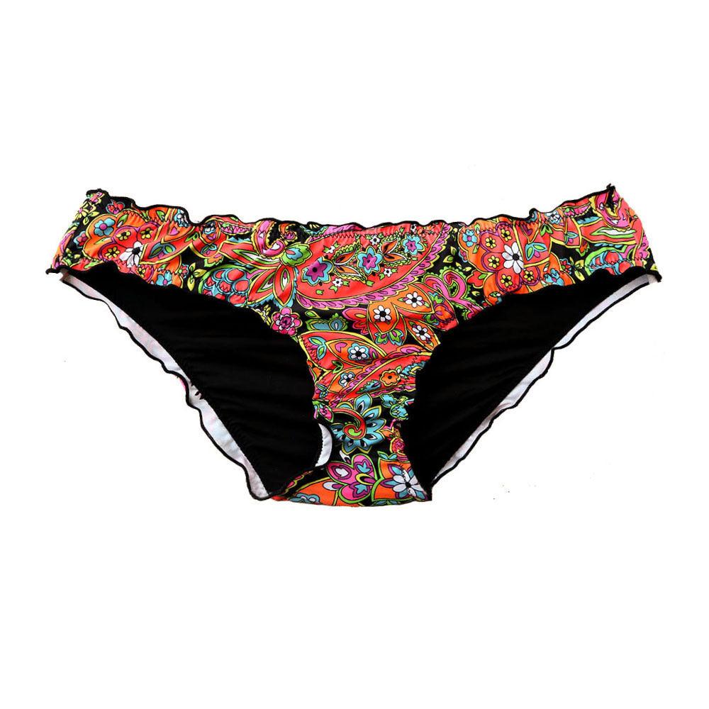 New Women's Tube Top Bikini Wrapped Chest Push Up European And American Swimwear Black Swimsuit Lace - up Pants Wave Lace - Amazitshop