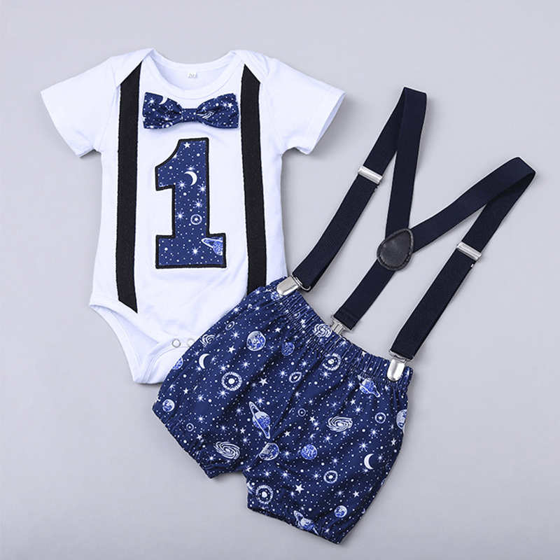 Newborn Baby Boy Clothes 1 Year Birthday Costume Boys - Amazitshop