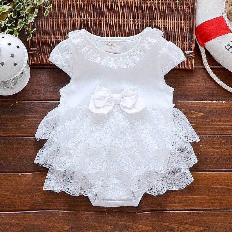 Newborn Baby Cotton Dress Full Moon Dress Skirt - Amazitshop
