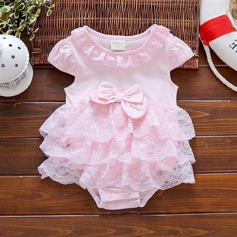 Newborn Baby Cotton Dress Full Moon Dress Skirt - Amazitshop