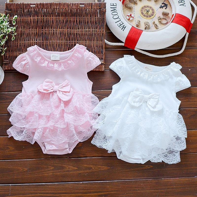 Newborn Baby Cotton Dress Full Moon Dress Skirt - Amazitshop