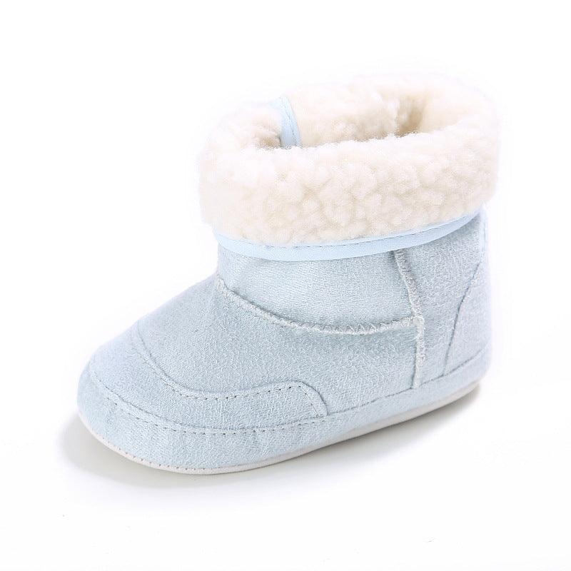 Newborn Baby Girls First Walkers Shoes Infant Toddler Soft Rubber Soled Anti - slip Boots Booties - Amazitshop